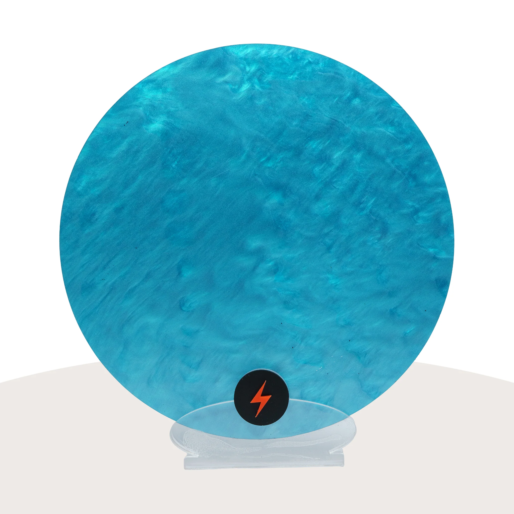 Bright Blue Pearl Finish Acrylic - Image 3