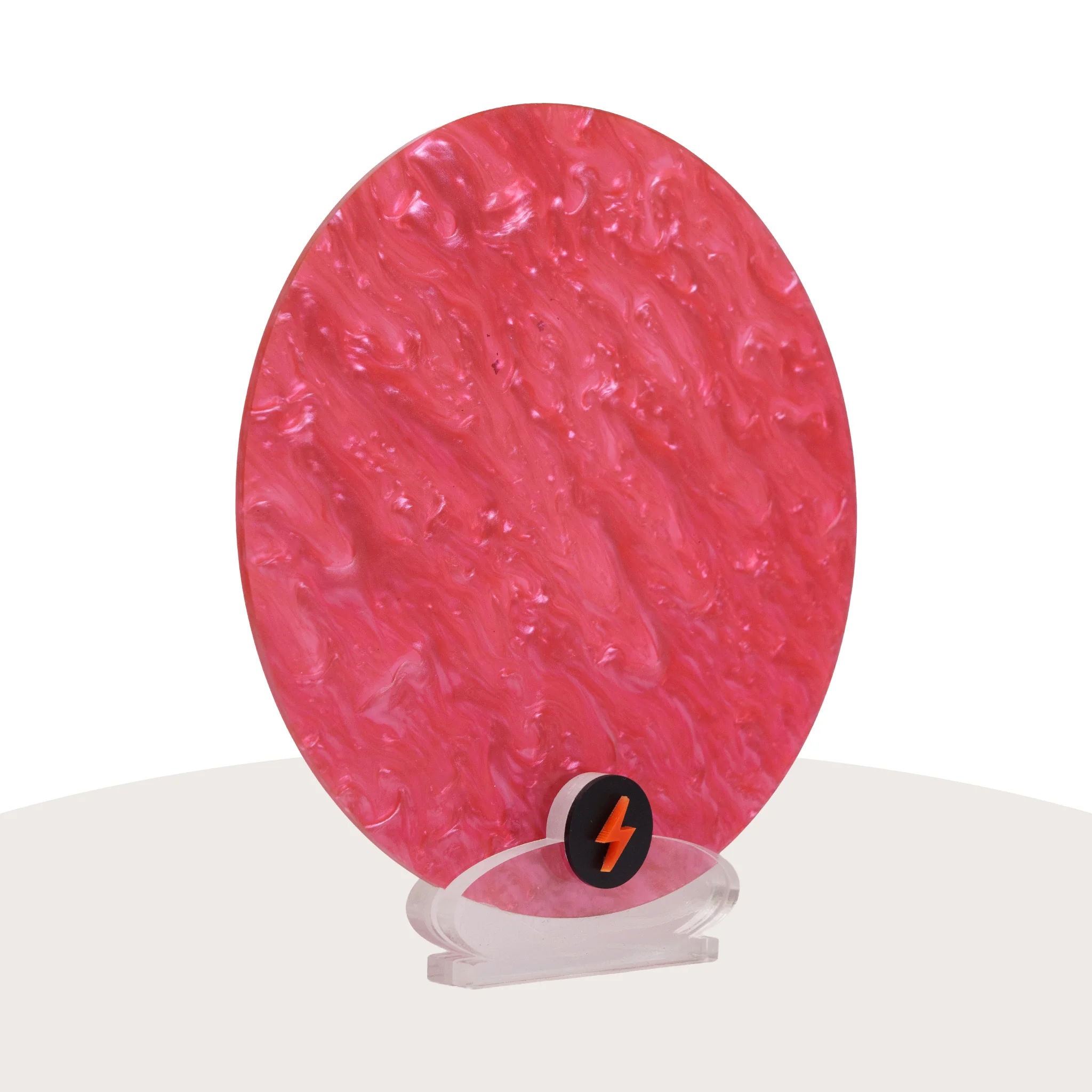 Bright Pink Pearl Finish Acrylic - Image 2