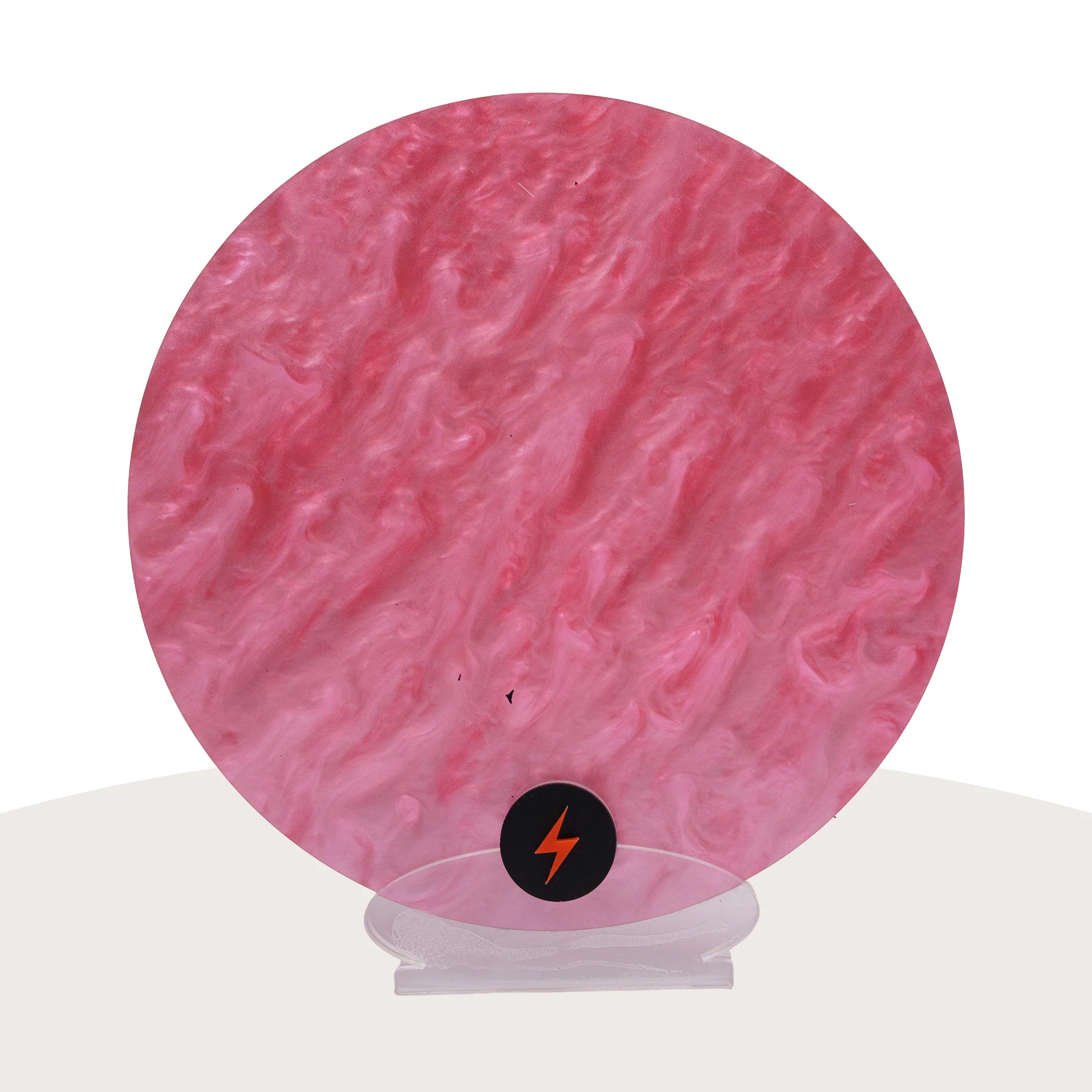 Bright Pink Pearl Finish Acrylic - Image 3