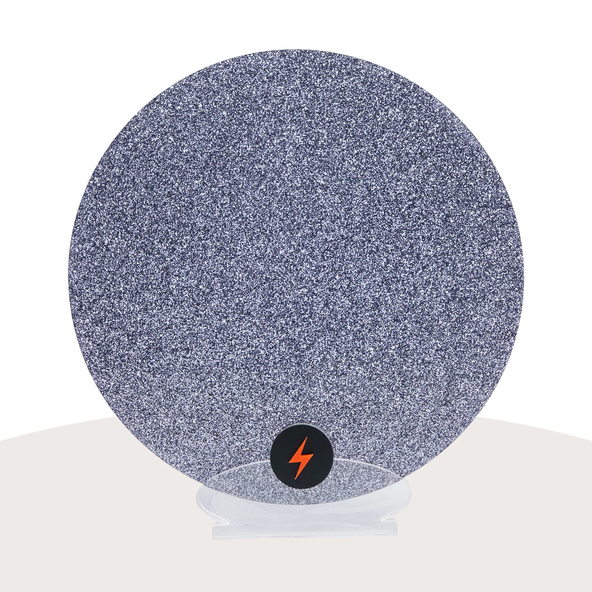 Charcoal Standard Glitter Acrylic - Image 3