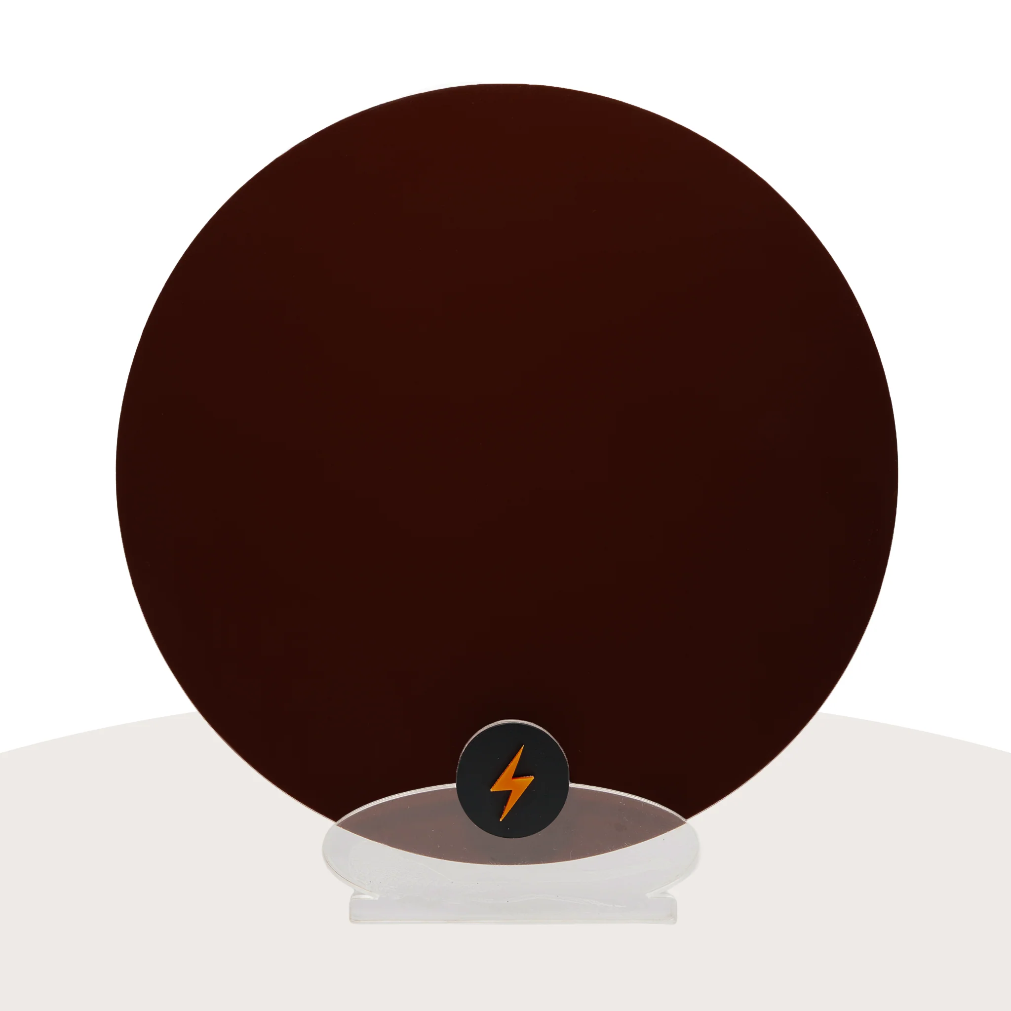 Chocolate Brown Solid Acrylic - Image 3