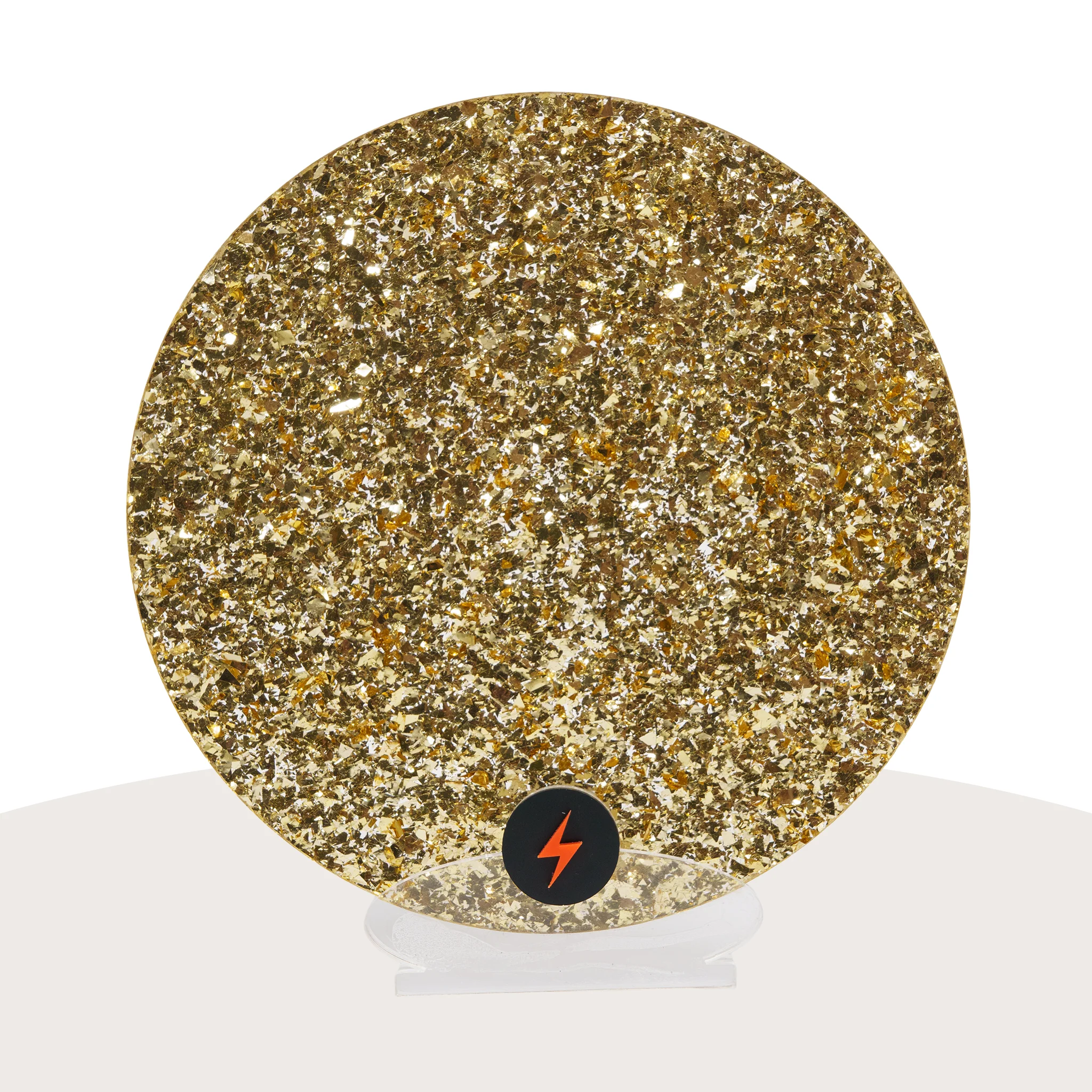 Chunky Gold Chunky Glitter Acrylic - Image 3