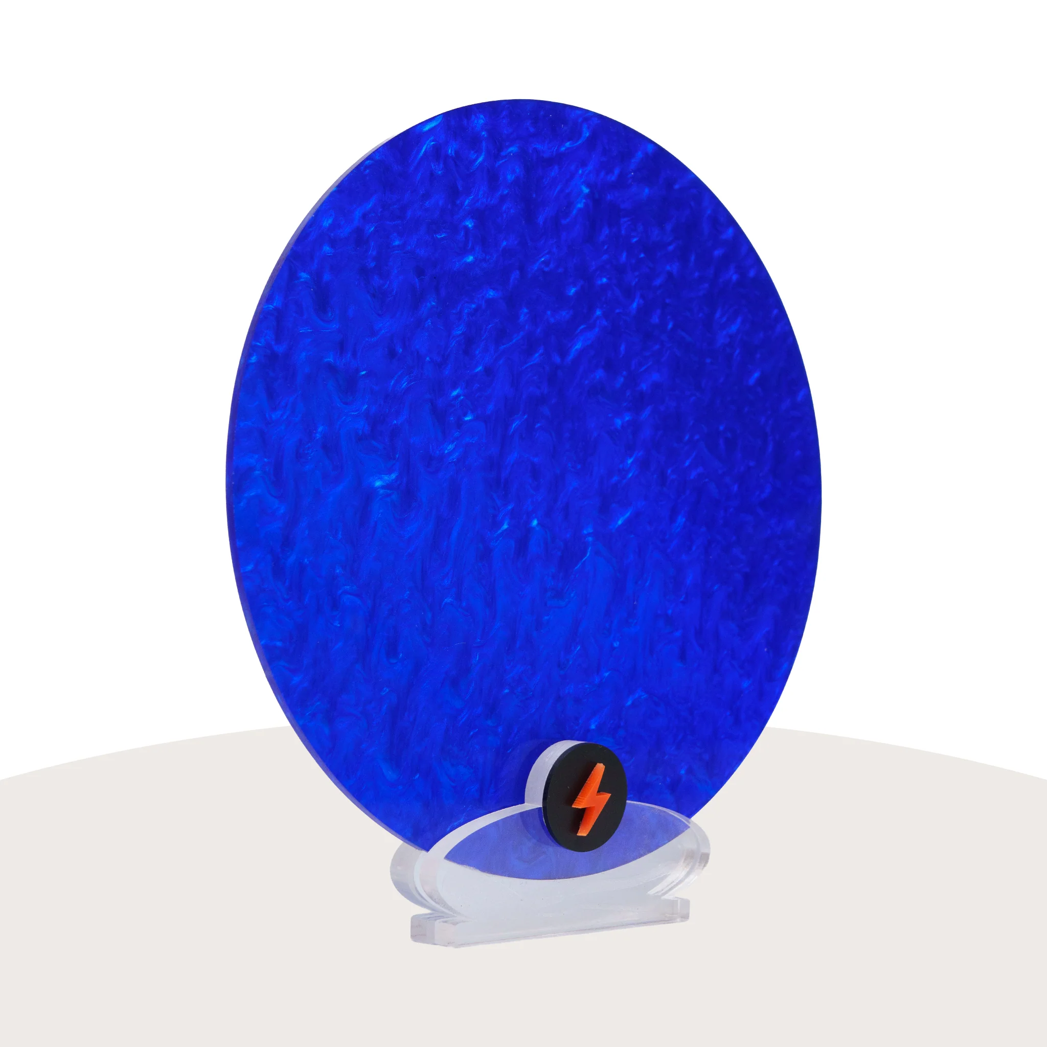 Cobalt Blue Pearl Finish Acrylic - Image 2