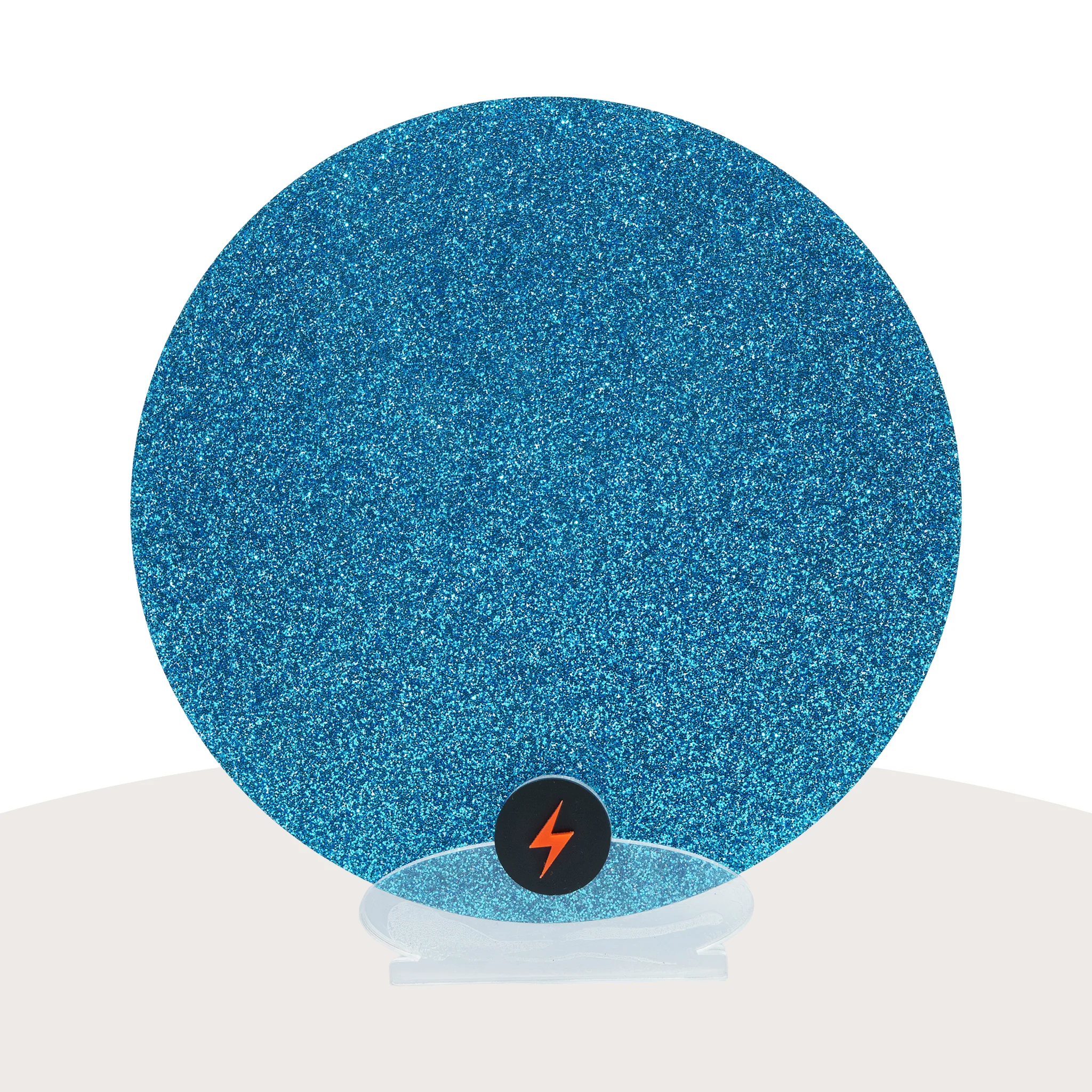 Cyan Standard Glitter Acrylic - Image 3