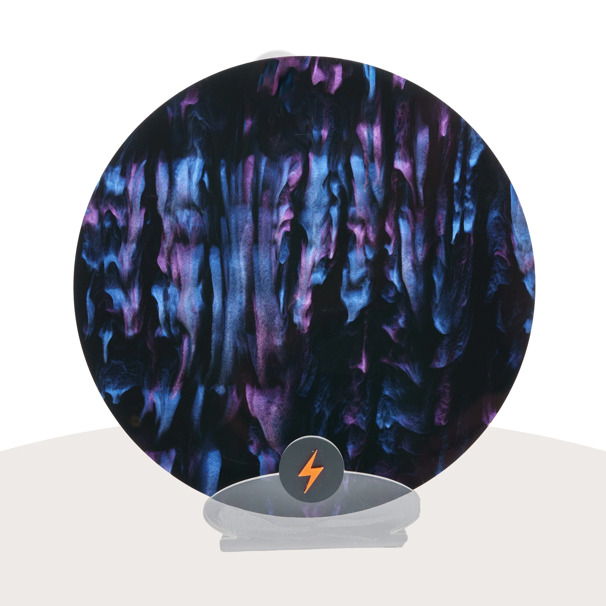 Electric Blue Starlight Shimmer Acrylic - Image 3