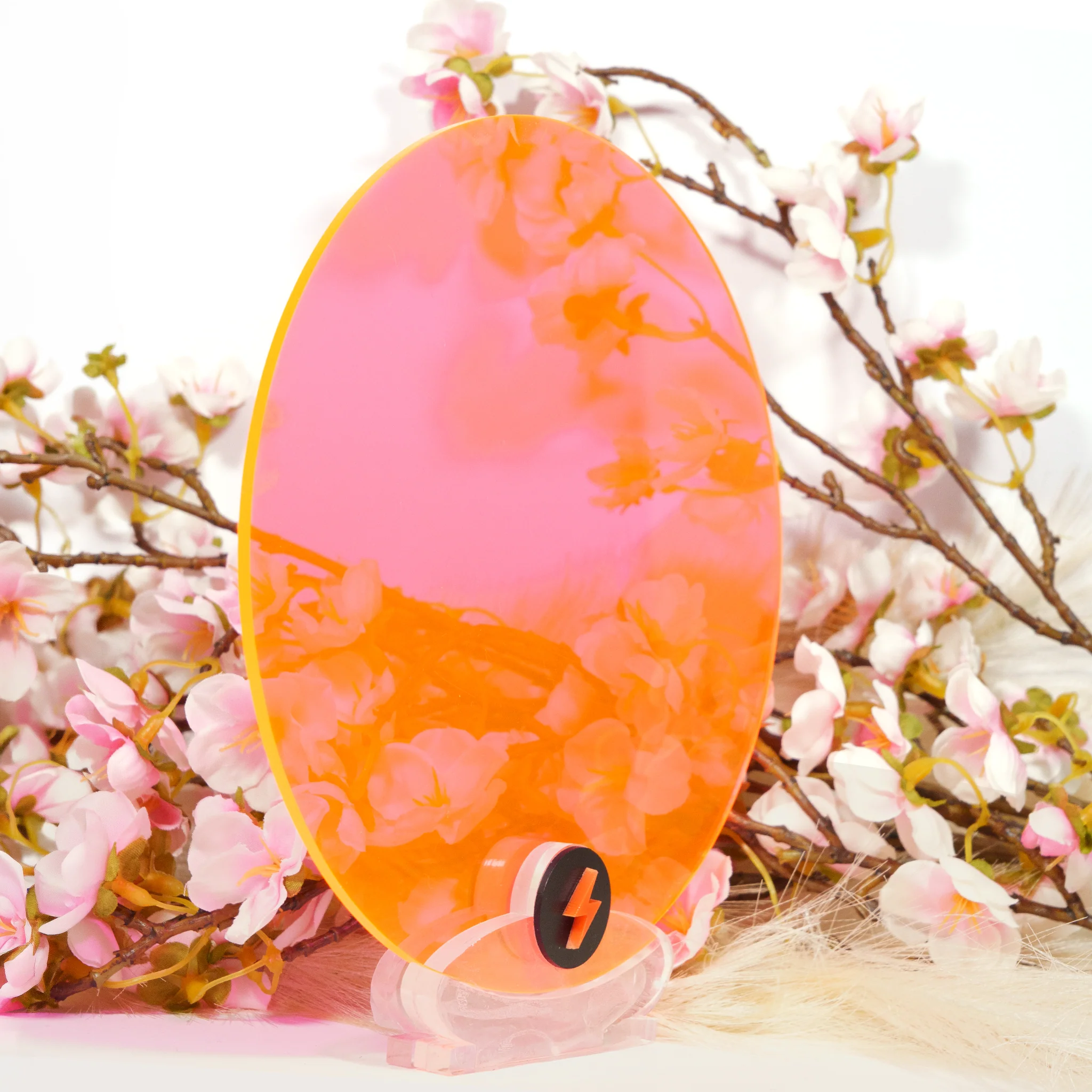 Fluro Pink Transparent Acrylic - Image 2