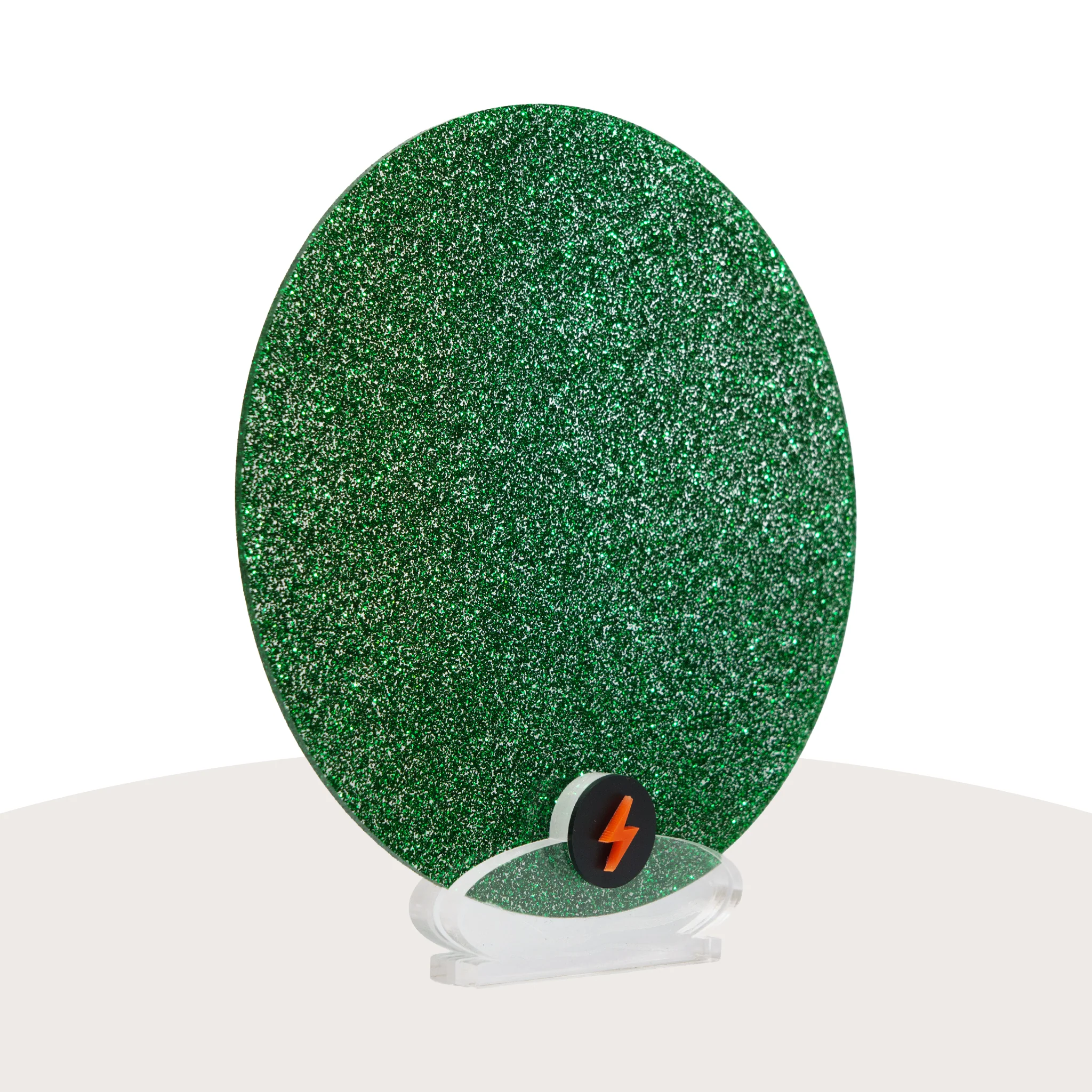 Forest Green Standard Glitter Acrylic - Image 2