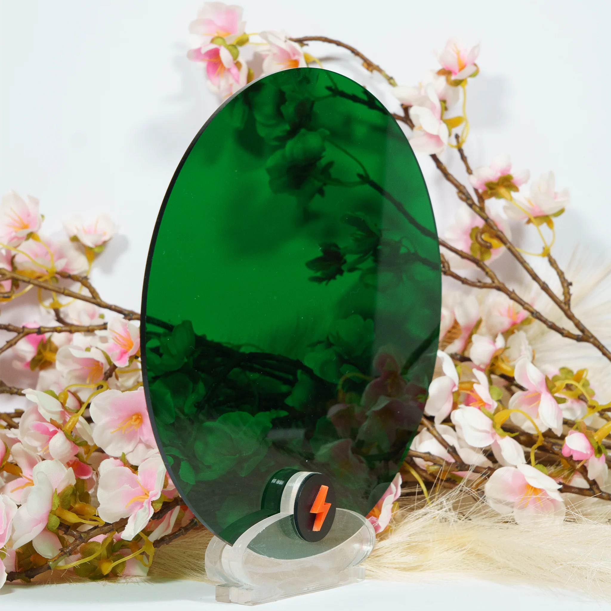 Green Transparent Acrylic - Image 2