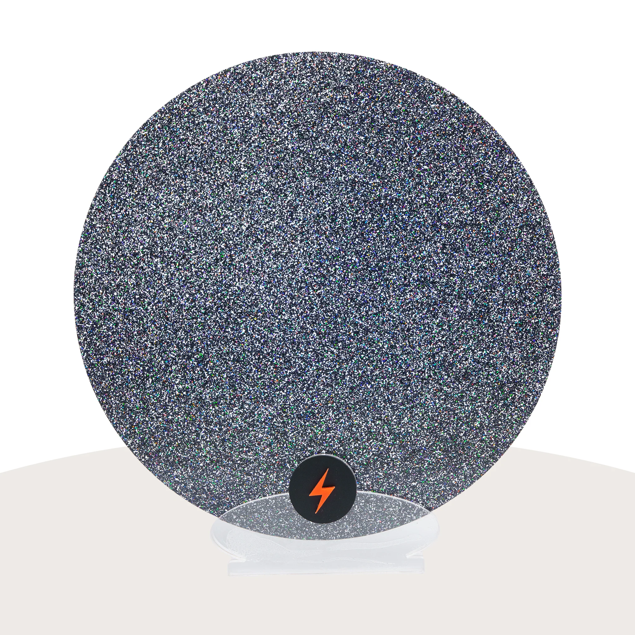 Holographic Black Standard Glitter Acrylic - Image 3