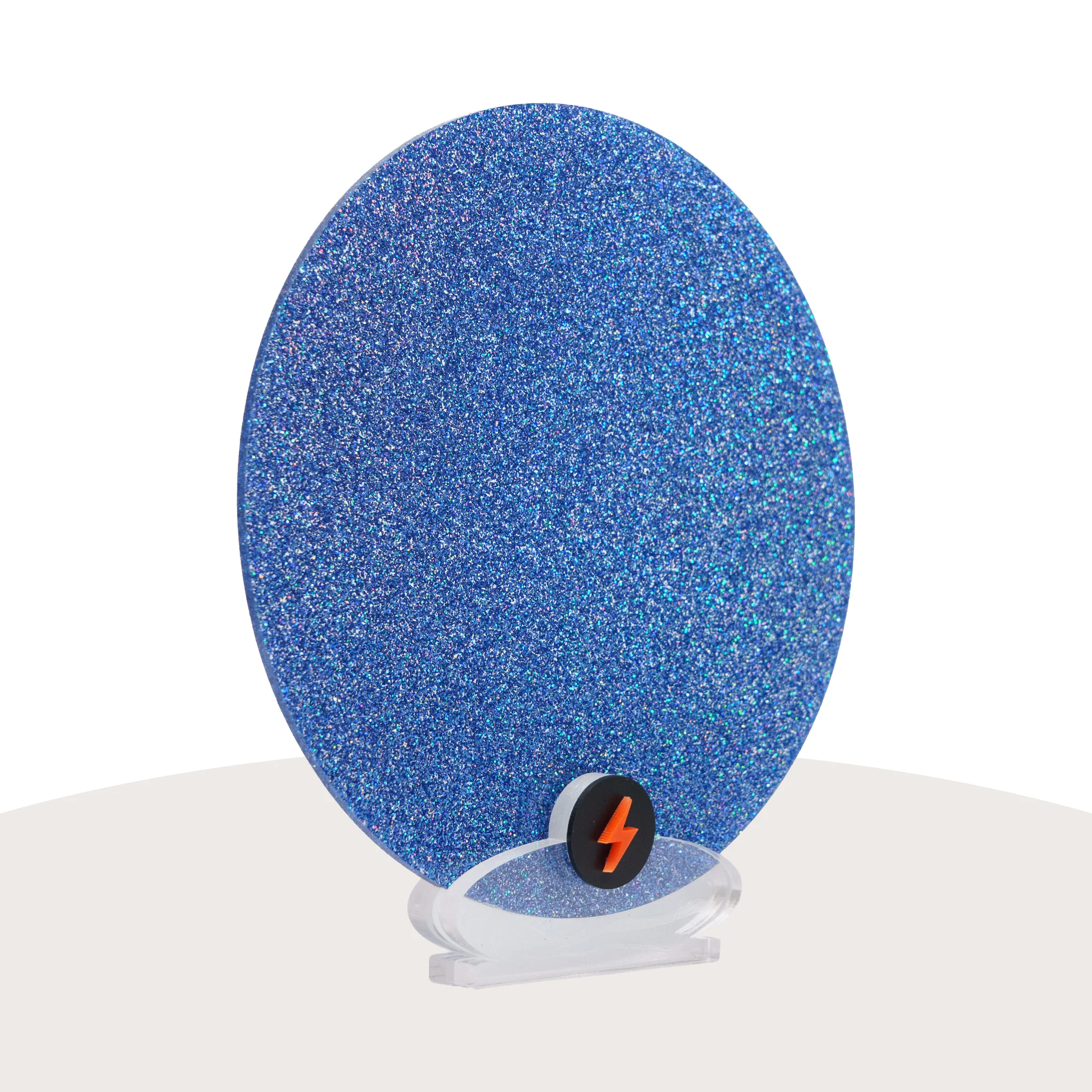 Holographic Blue Standard Glitter Acrylic - Image 2