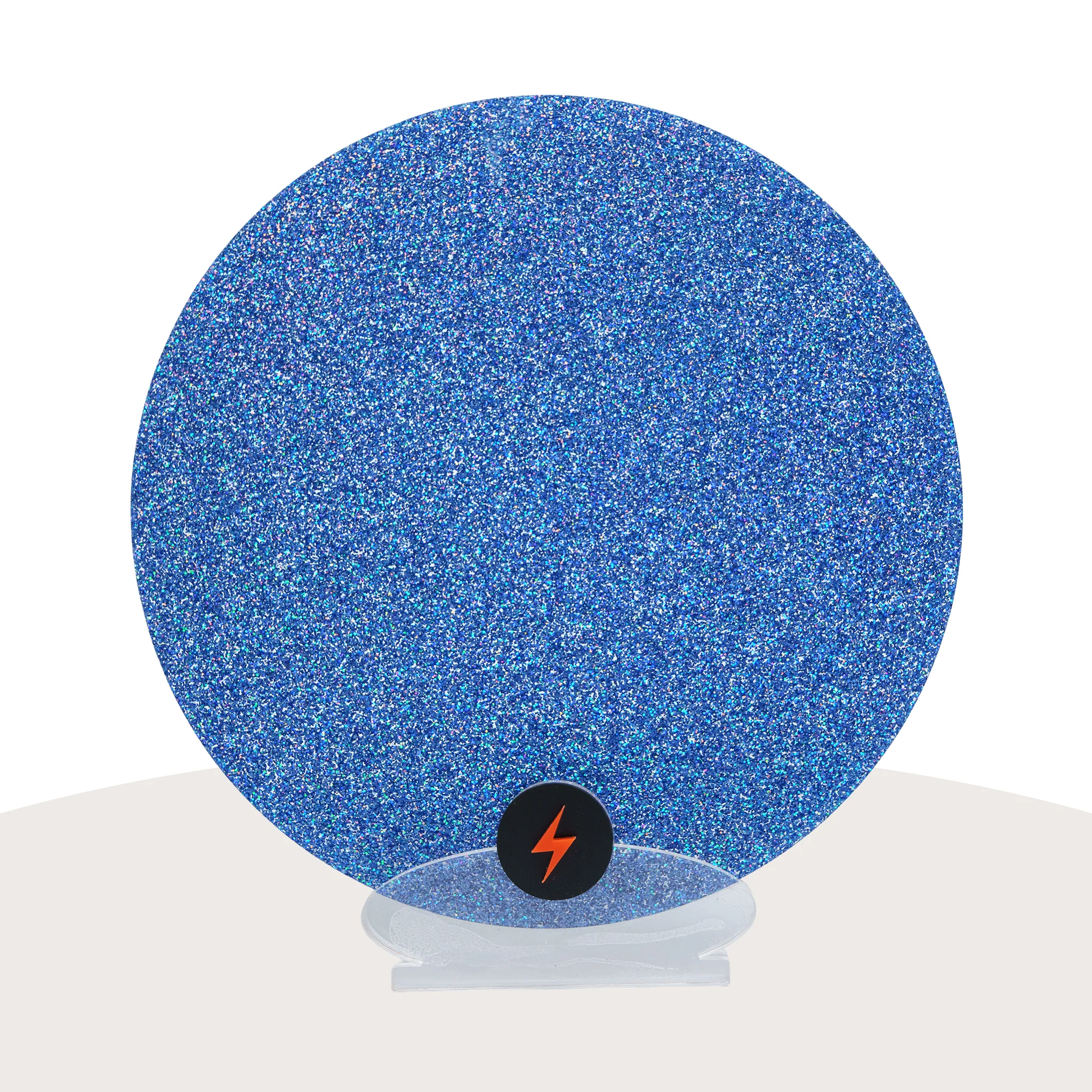Holographic Blue Standard Glitter Acrylic - Image 3