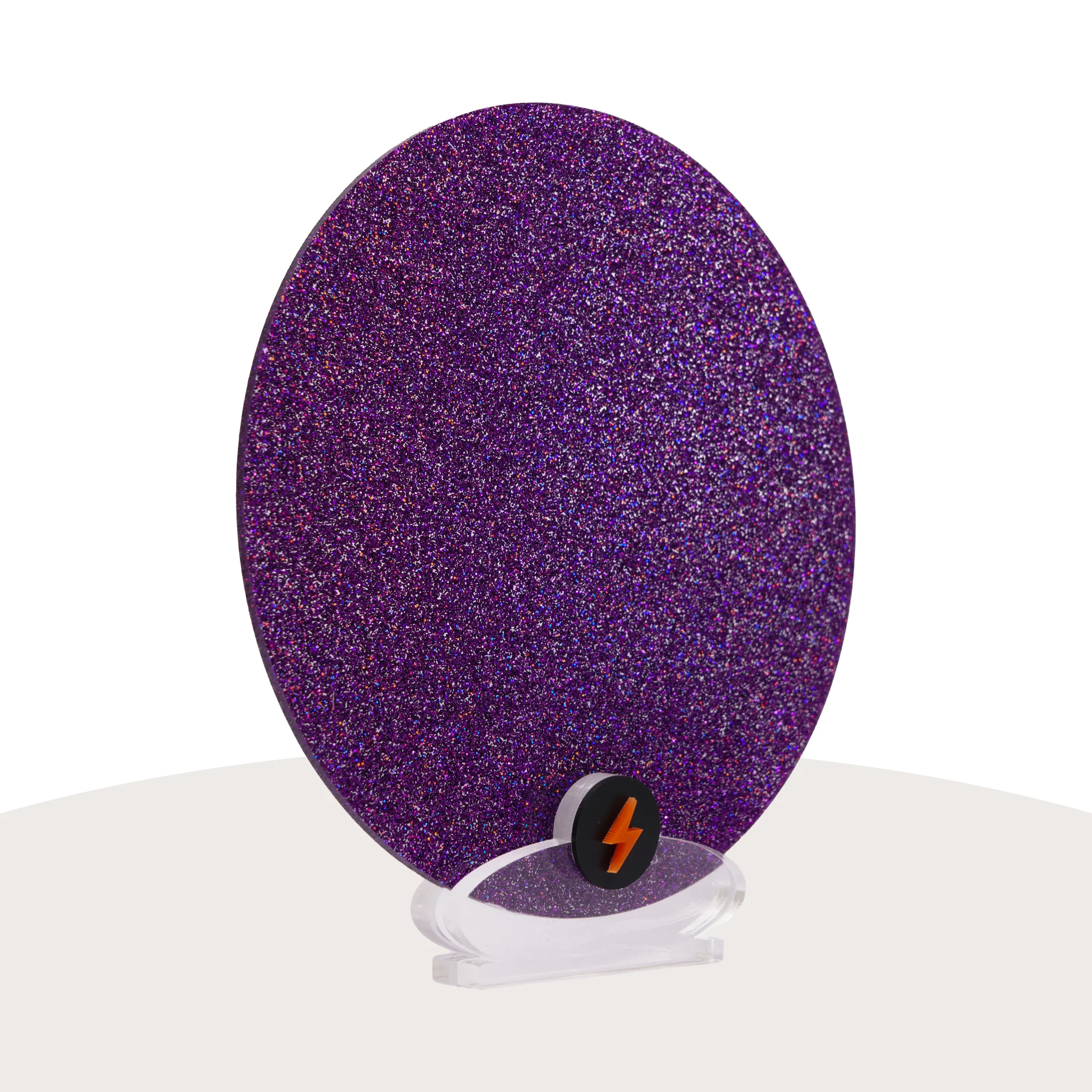 Holographic Purple Standard Glitter Acrylic - Image 2