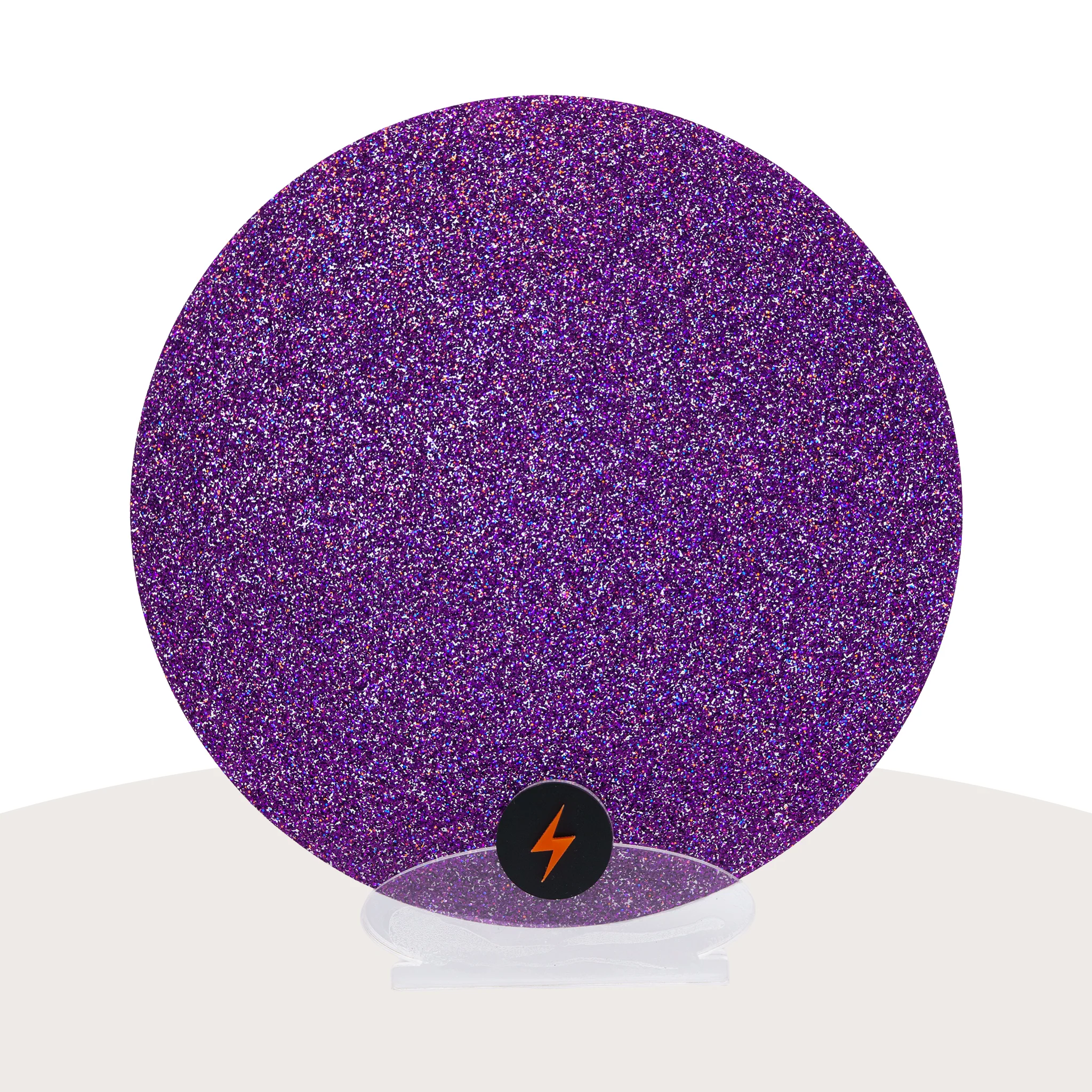 Holographic Purple Standard Glitter Acrylic - Image 3