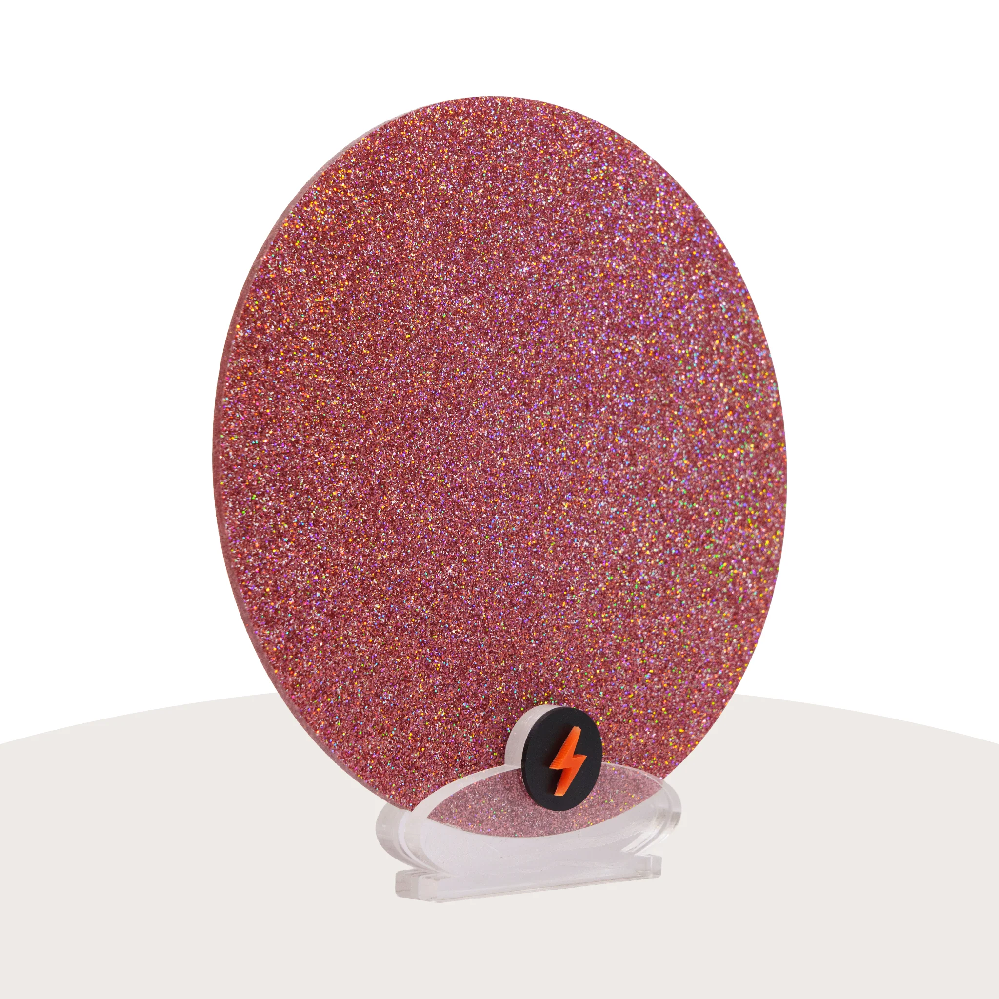 Holographic Rose Standard Glitter Acrylic - Image 2
