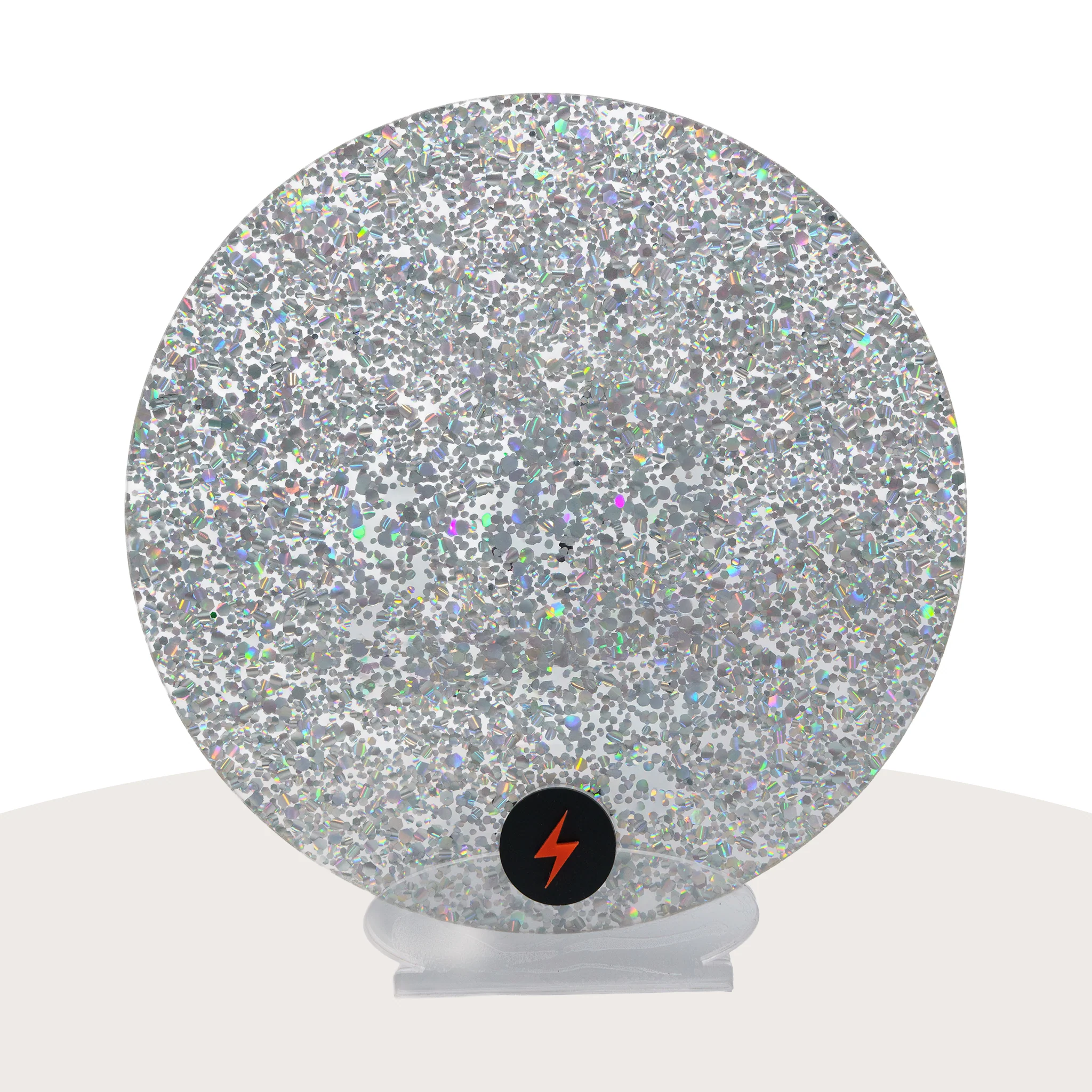 Holographic Silver Crackle Glitter - Image 3