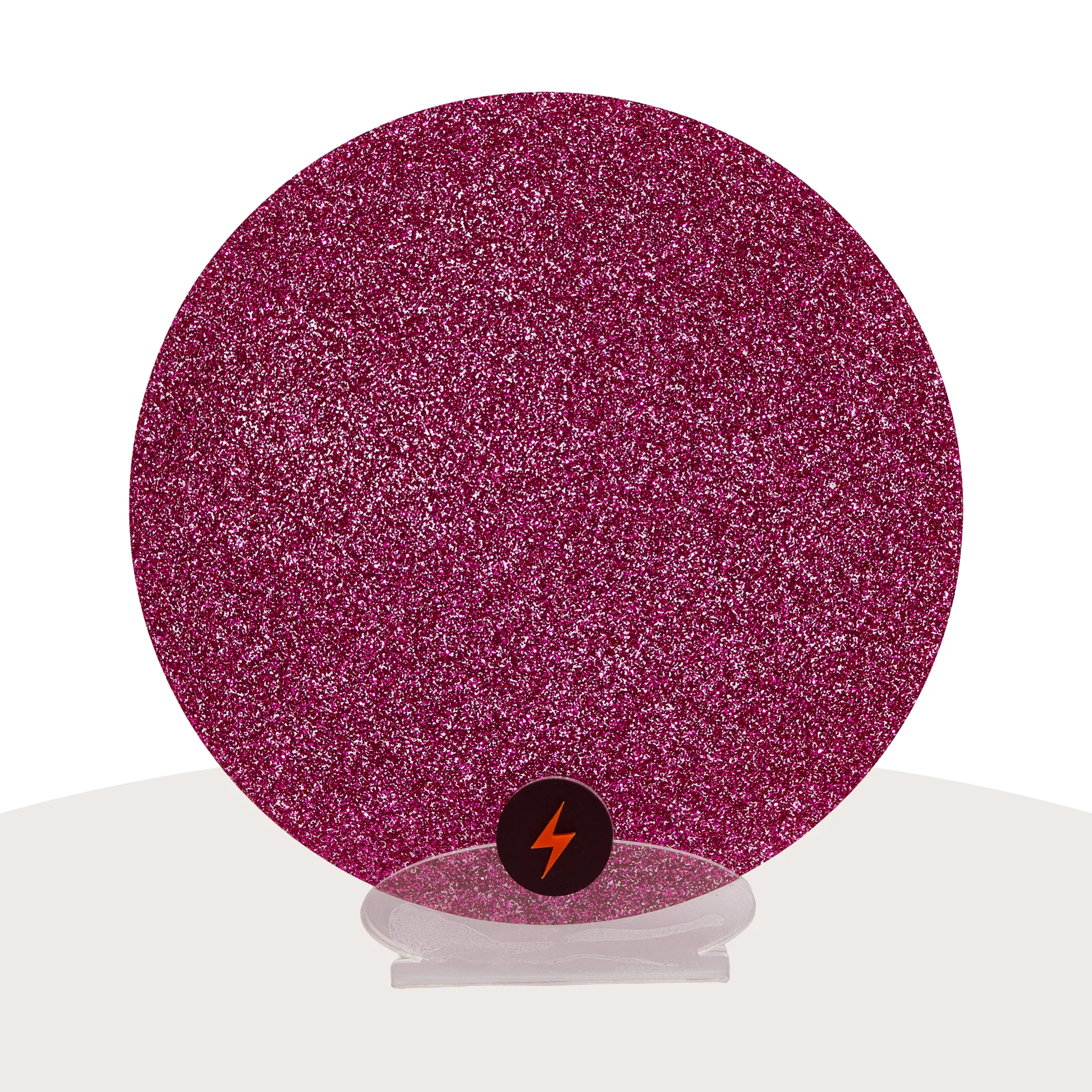 Hot Pink Standard Glitter Acrylic - Image 3