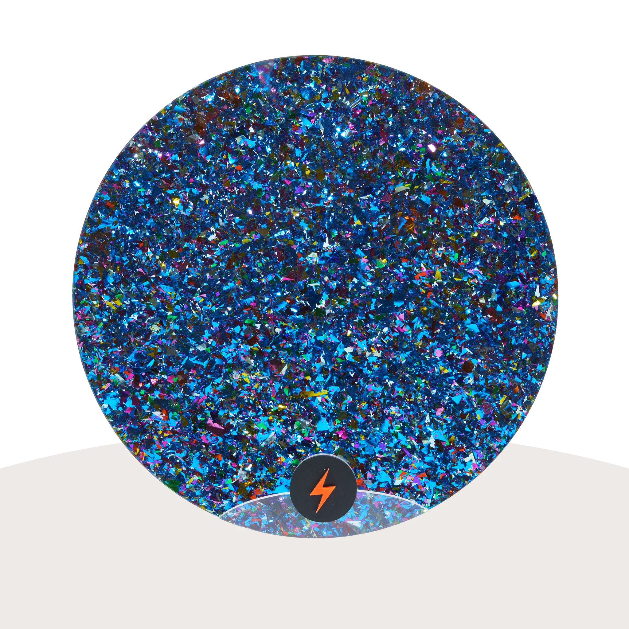 Light Blue Party Glitter Acrylic - Image 3