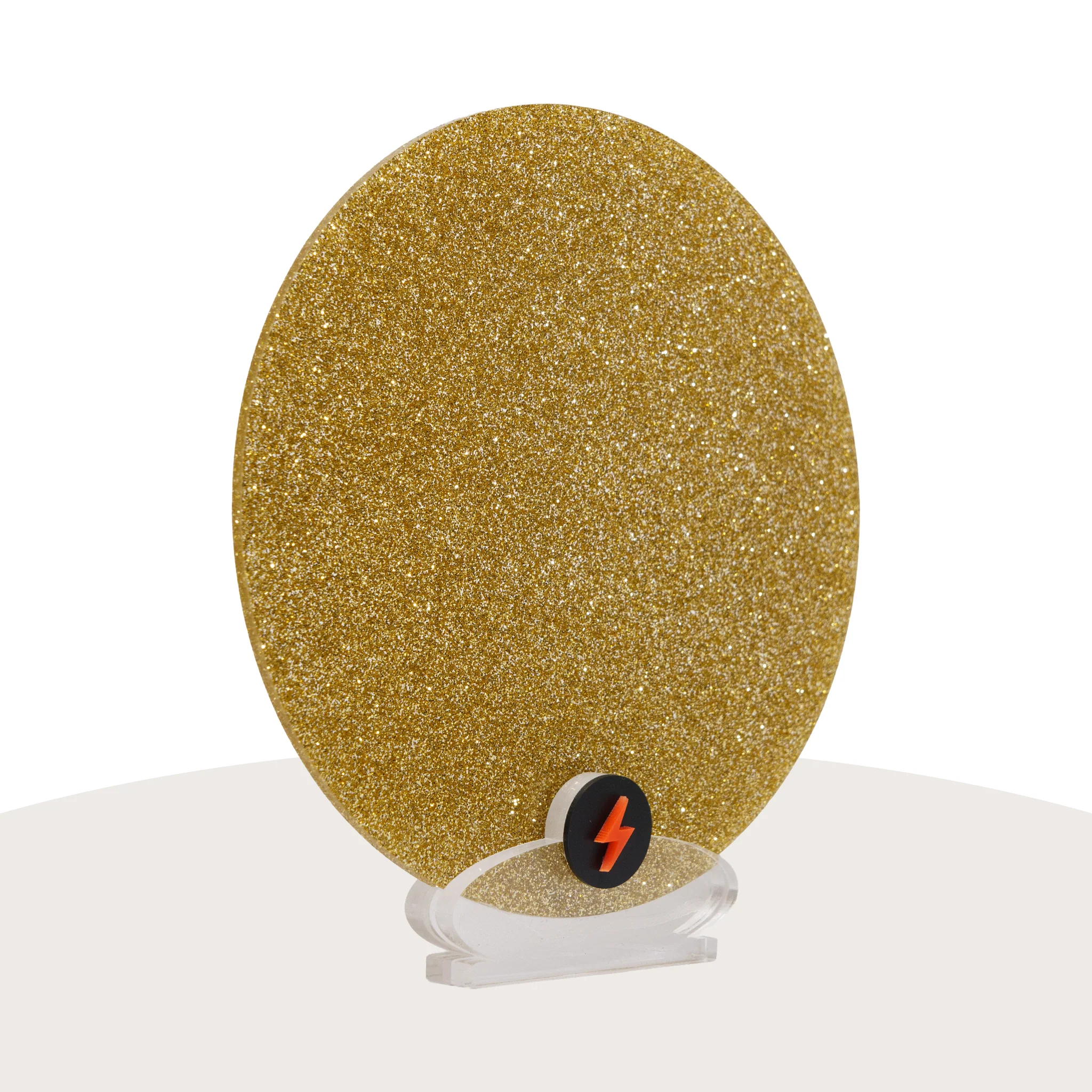 Light Gold Standard Glitter Acrylic - Image 2