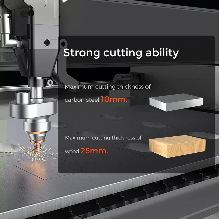 M3 Ultra - 6 in 1 CNC Fiber & CO2 - Laser Cutting & Welding Machine - Image 3