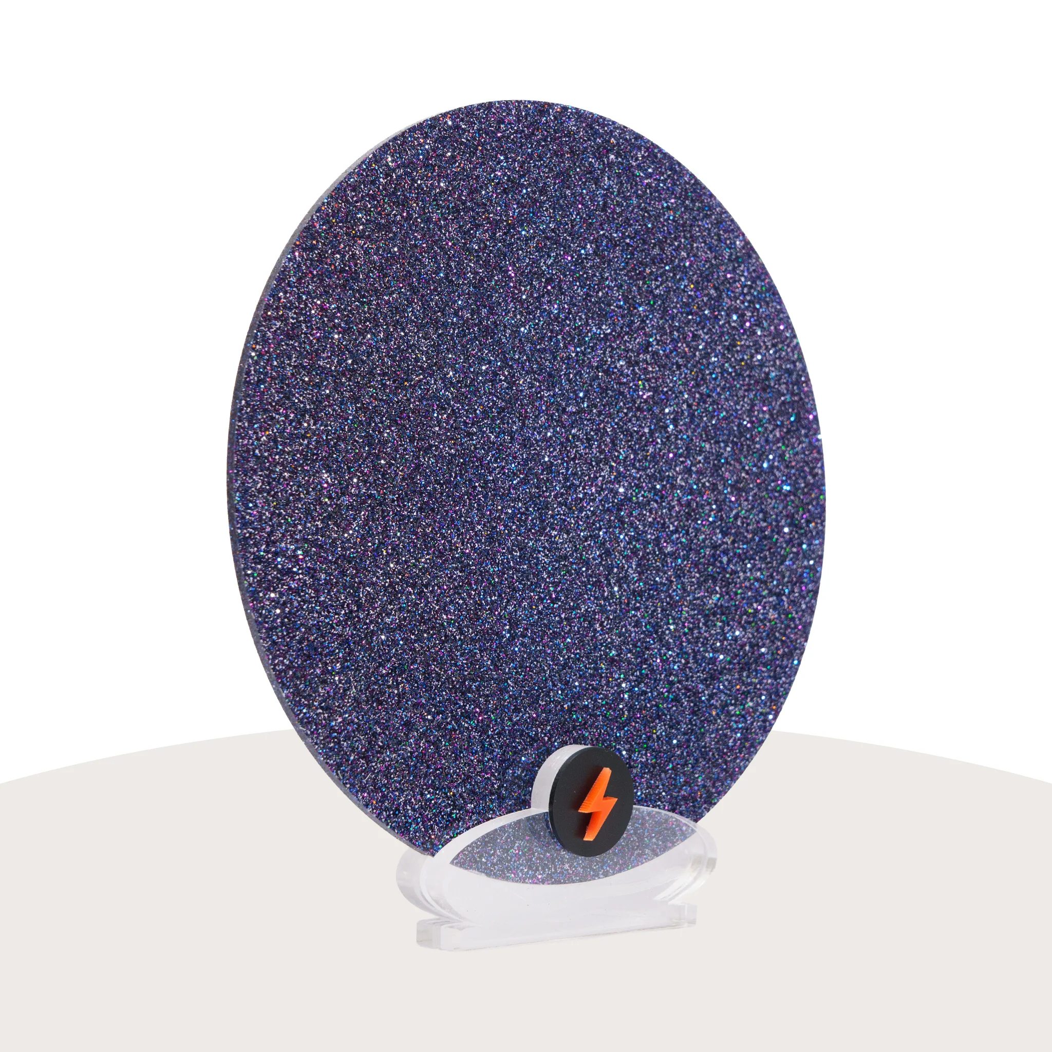 Mystic Blue Standard Glitter Acrylic - Image 2