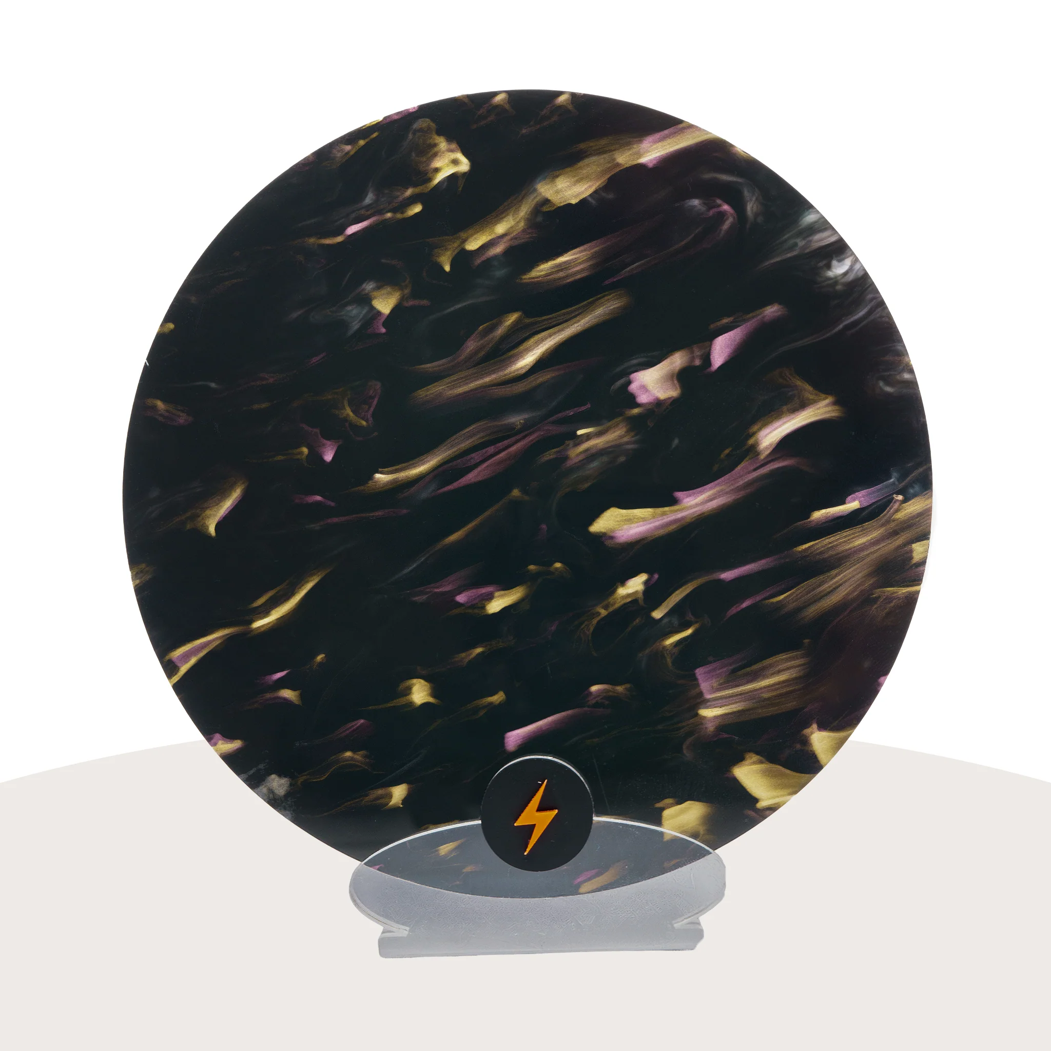 Pink Gold Starlight Shimmer Acrylic - Image 3