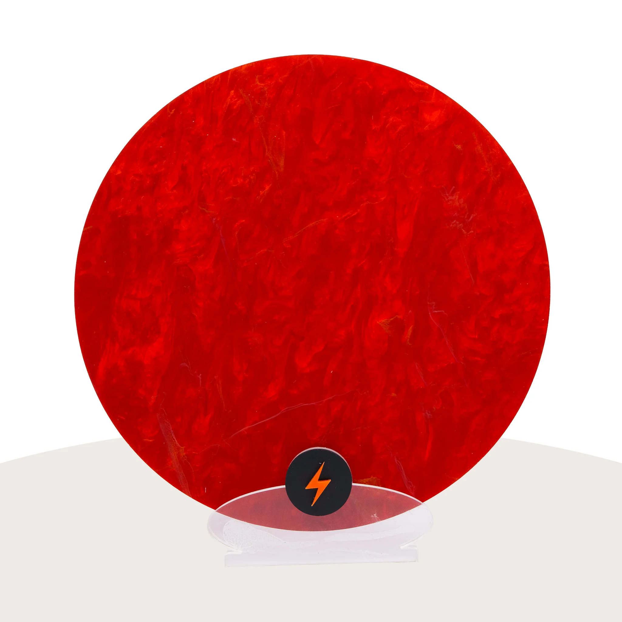 Red Gold Starlight Shimmer Acrylic - Image 3