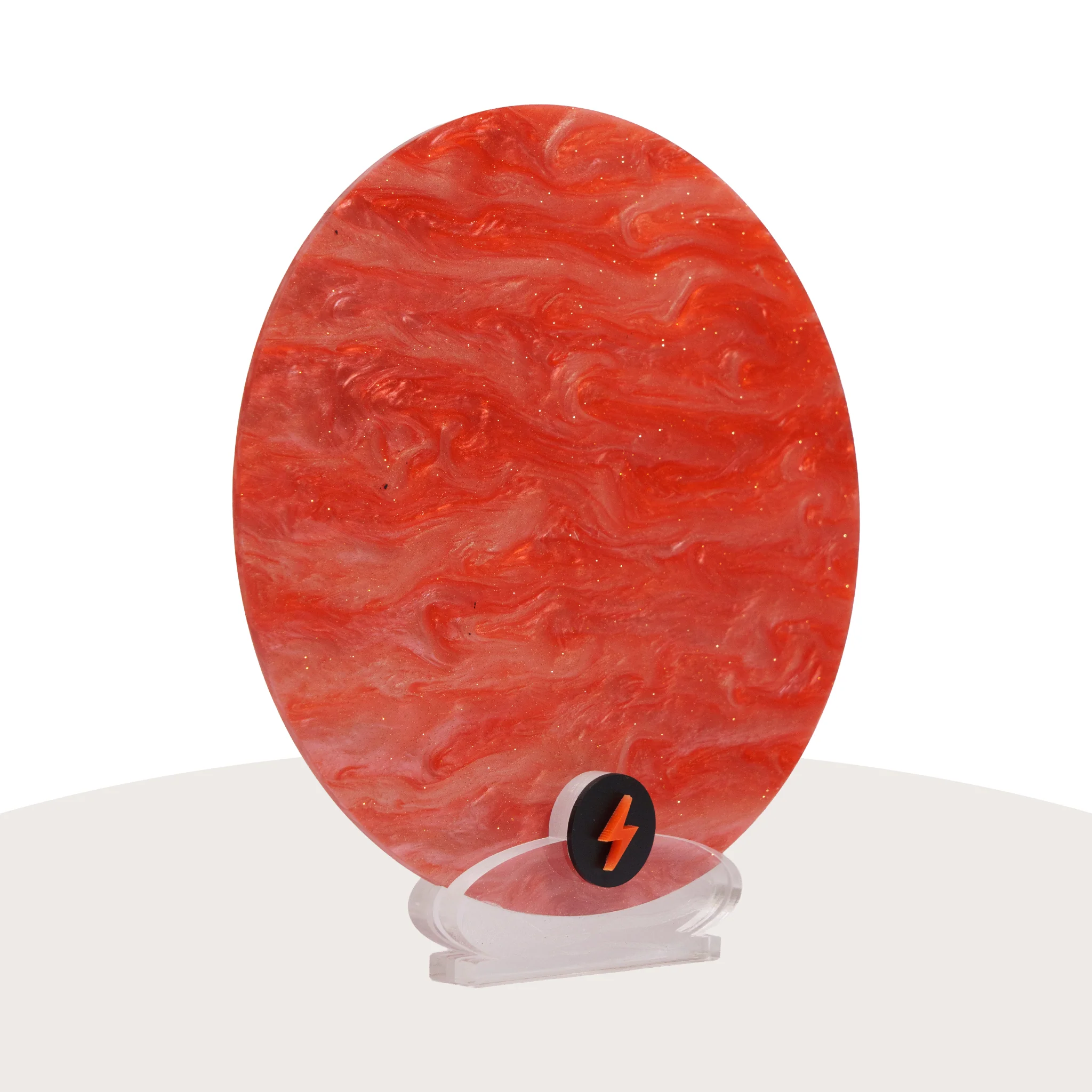Red Shimmer Pearl Finish Acrylic - Image 2