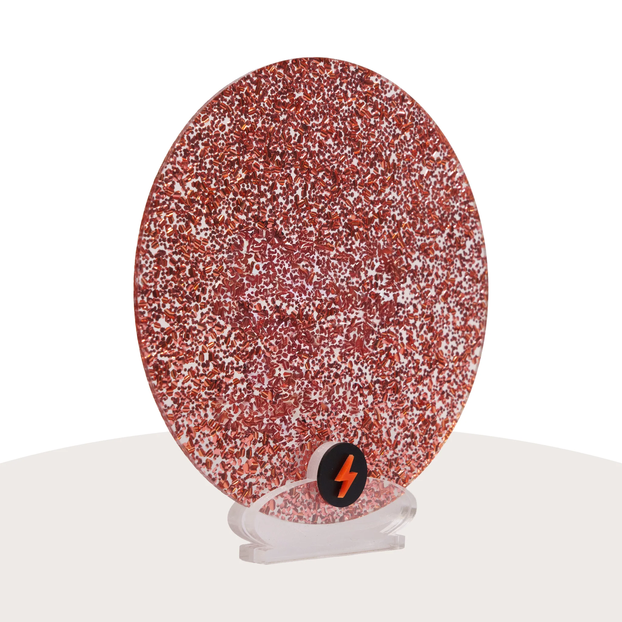 Rose Gold Crackle Glitter - Image 2