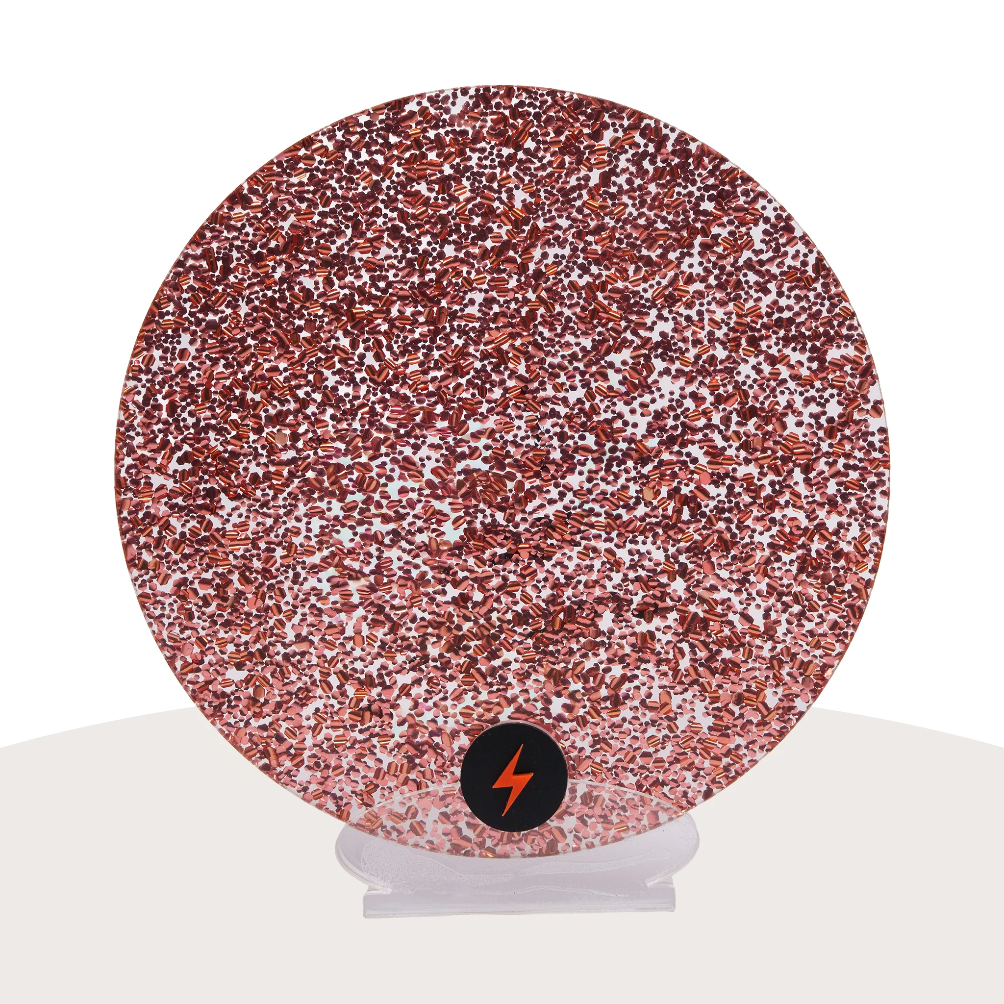 Rose Gold Crackle Glitter - Image 3