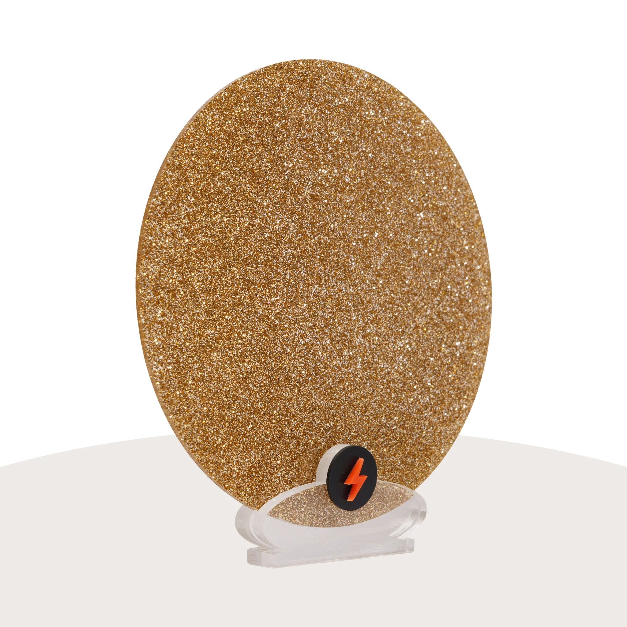 Rose Gold Standard Glitter Acrylic - Image 2
