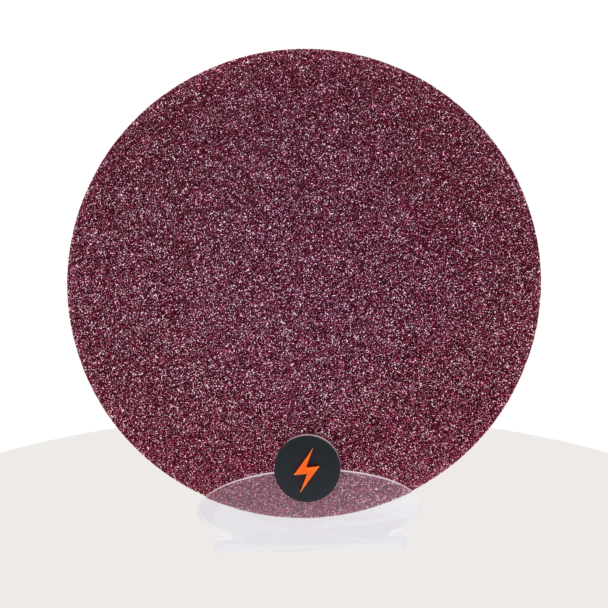 Ruby Red Standard Glitter Acrylic - Image 3