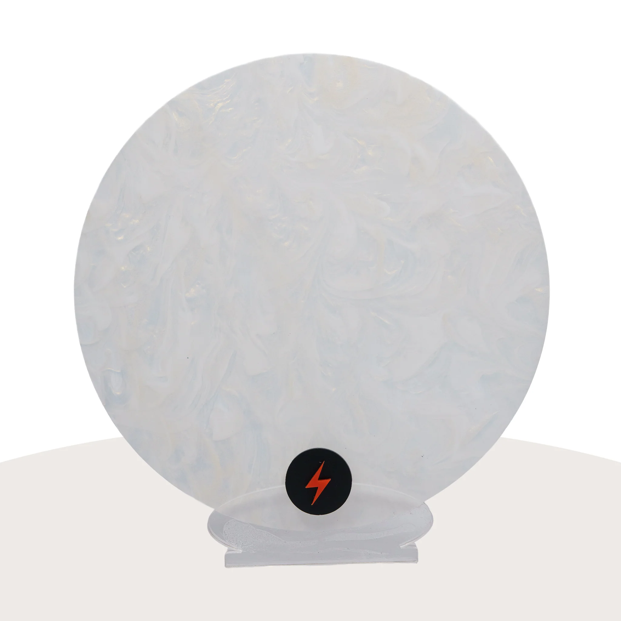 White Gold Starlight Shimmer Acrylic - Image 3