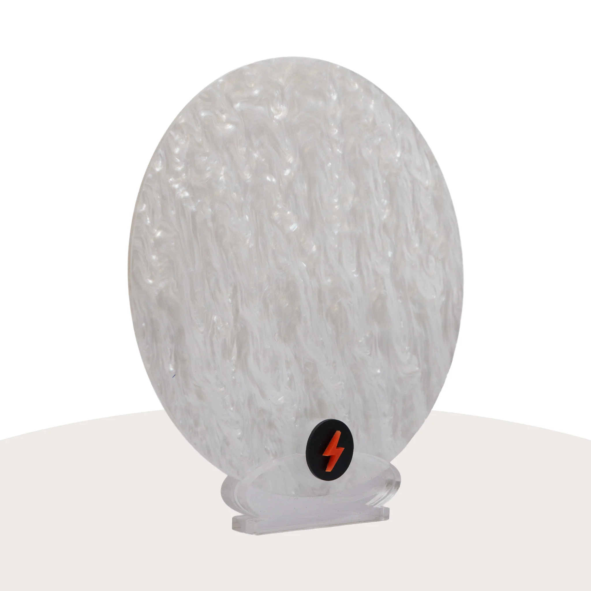 White Pearl Finish Acrylic - Image 2